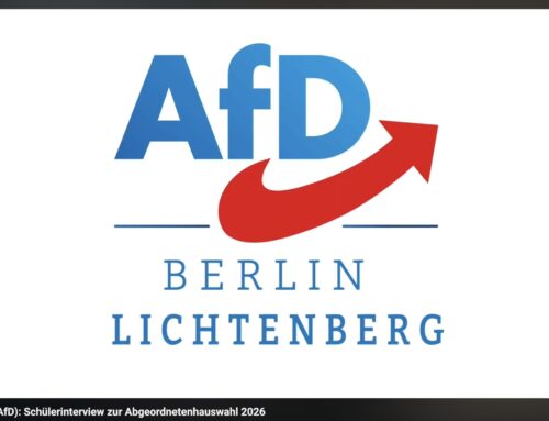 David Eckert (AfD): Schülerinterview zur Abgeordnetenhauswahl 2026