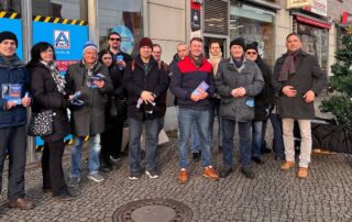 #Nikolaus-Infostand in Karlshorst