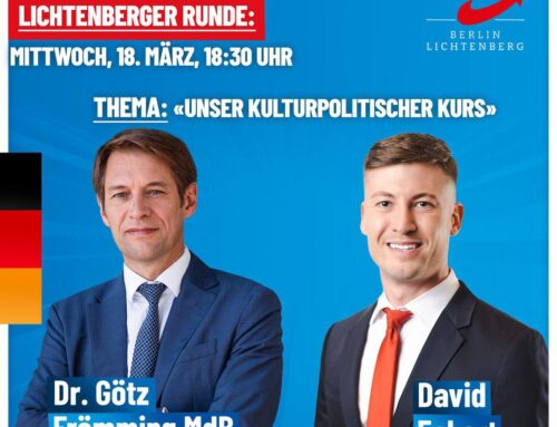 Lichtenberger Runde: Unser kulturpolitischer Kurs
