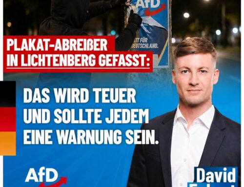 🚨 Plakat-Abreißer aufgepasst!