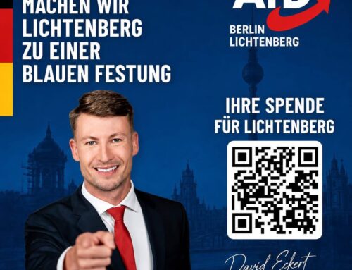 GEMEINSAM MACHEN WIR LICHTENBERG ZU EINER BLAUEN FESTUNG