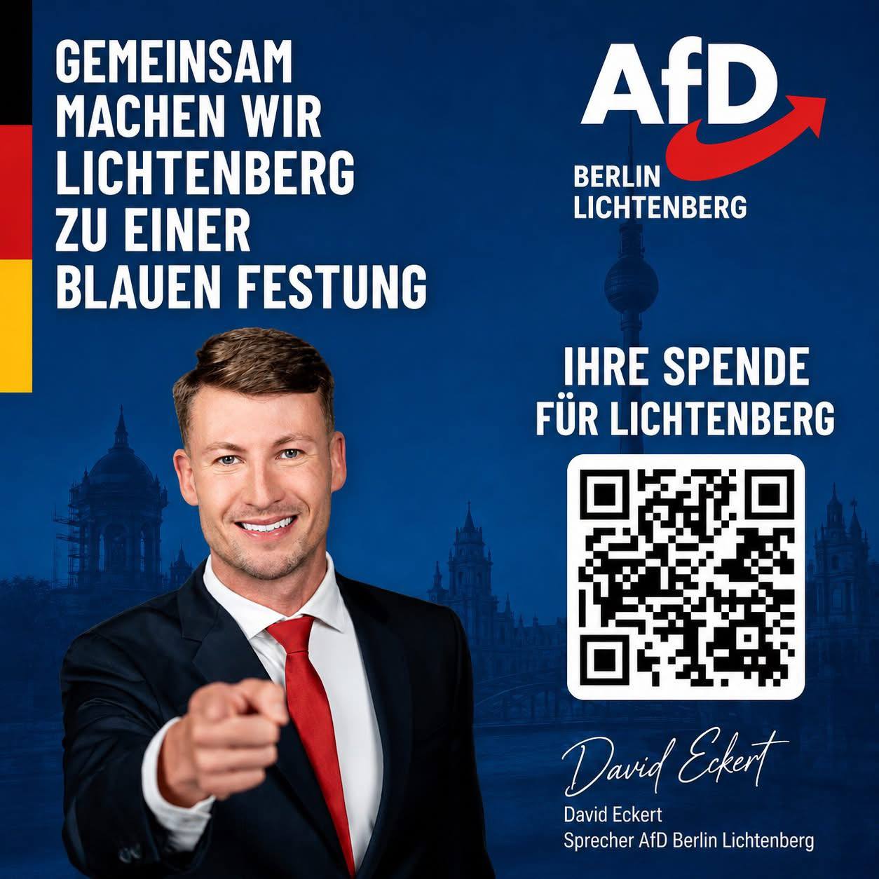 Spendenaufruf AfD